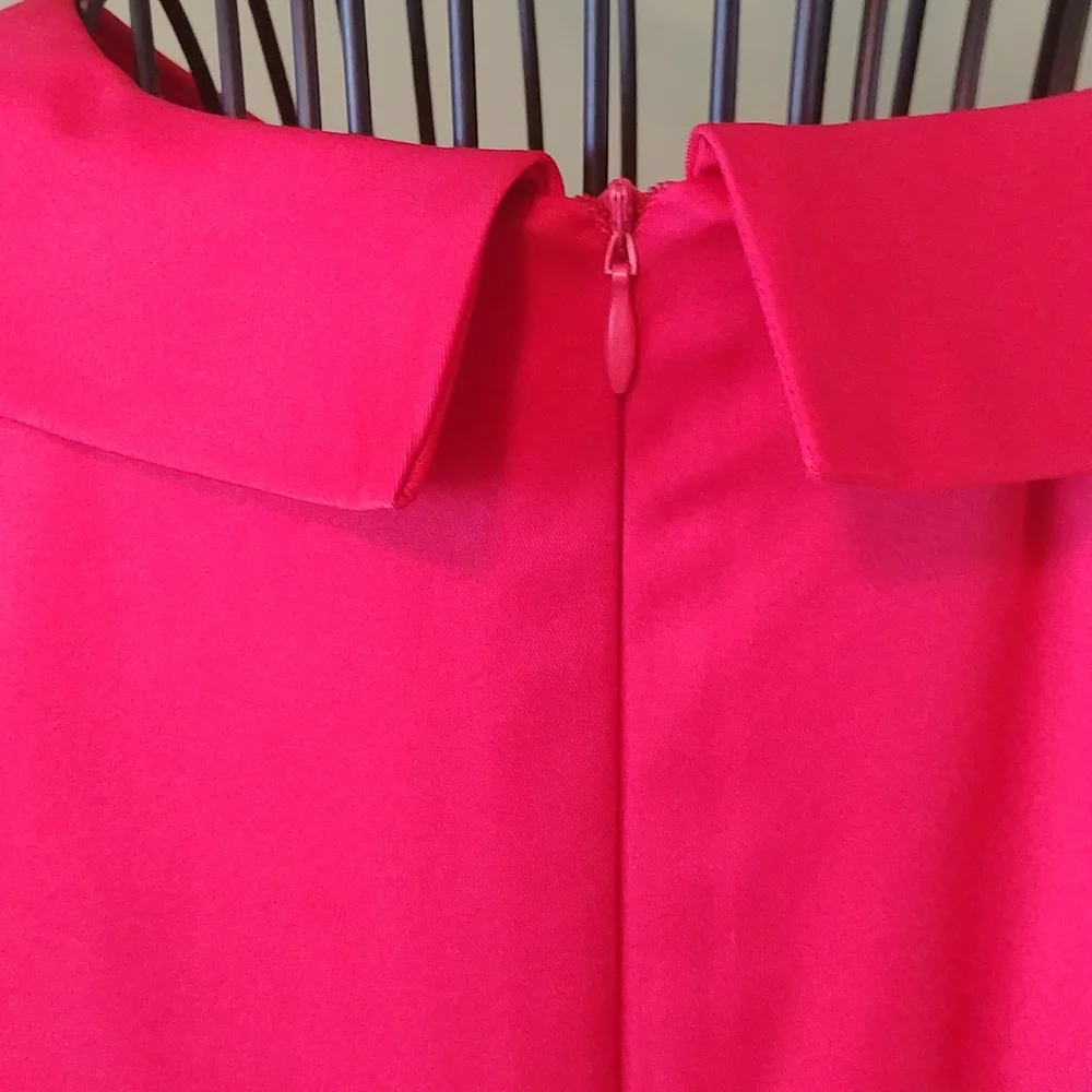Dress, size 44, red color, 100 %viscose - Picture 7 of 9